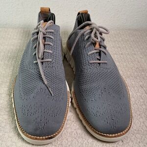 Cole Haan Grand Horizon Oxford II Zerogrand Grey Stitchlite Sneakers Mens 9 M
